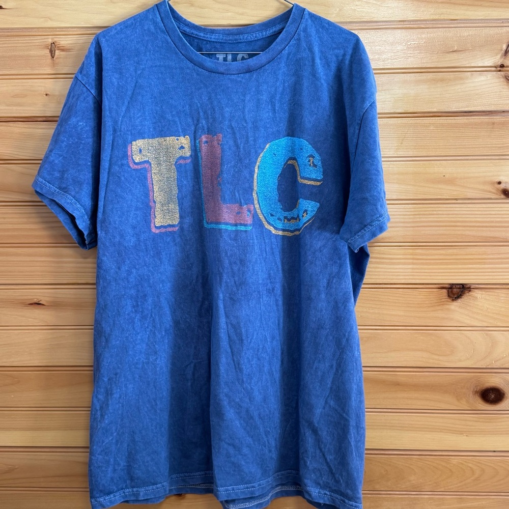 TLC Crazy Sexy Cool Blue Graphic T-Shirt Large